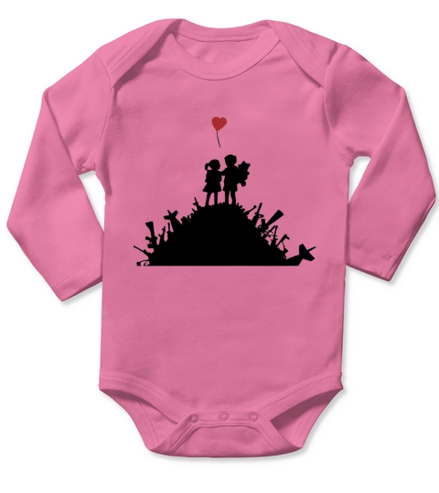 Banksy Blur Cover Graffiti Long Sleeve Baby One-Piece