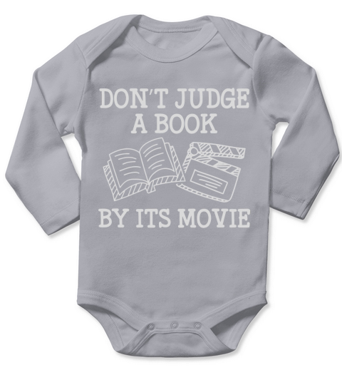 Don t Judge A Book By Its Movie Long Sleeve Baby One-Piece