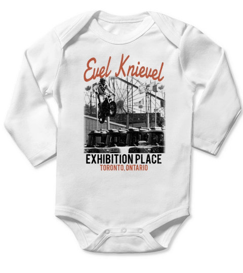 Evel Knievel Exhibition Place Long Sleeve Baby One-Piece