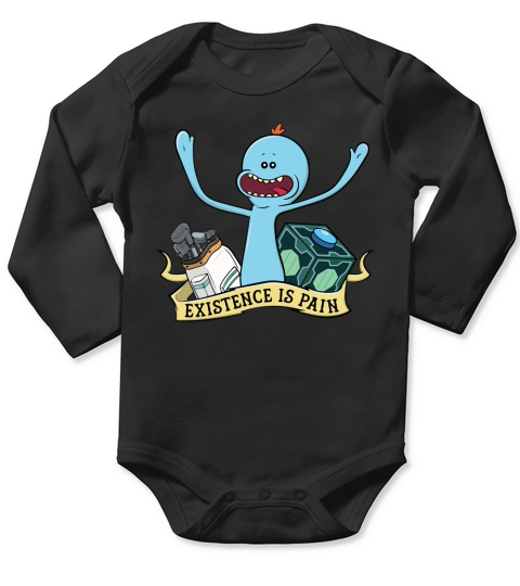 Existence Is Pain Long Sleeve Baby One-Piece