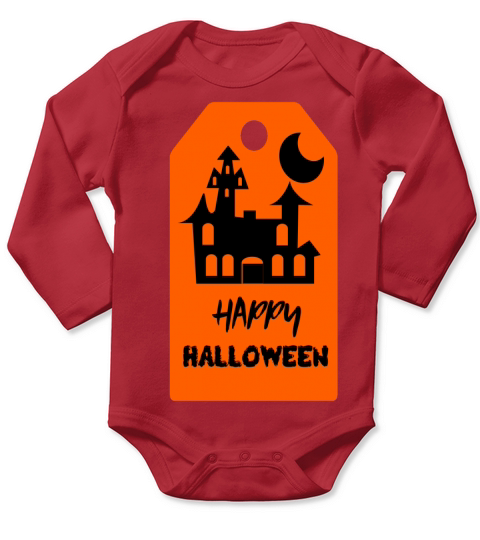 Halloween Gift Tags Printable Halloween 2 Long Sleeve Baby One-Piece