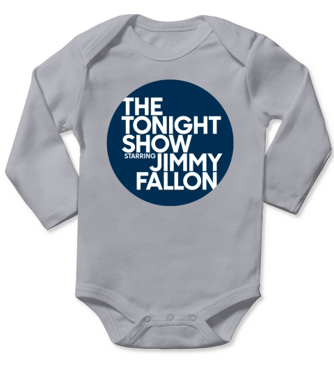 JIMMY FALLON  The Tonight Show Logo Long Sleeve Baby One-Piece