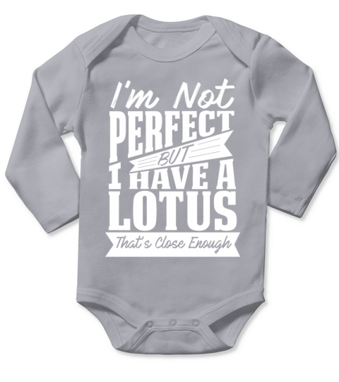 PERFECT WITH LOTUS Long Sleeve Baby One-Piece