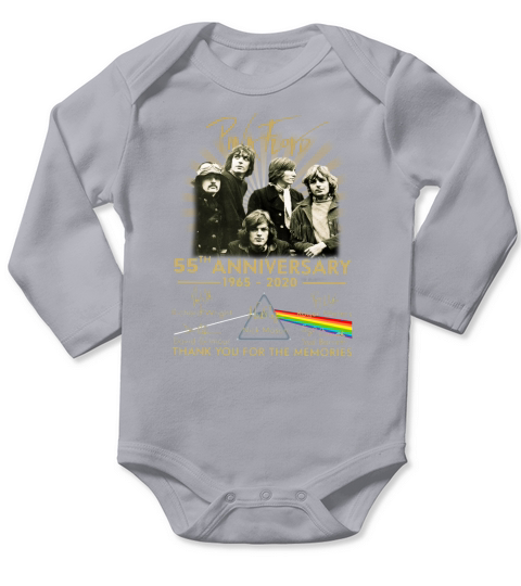 Pink Floyd 55th anniversary thank you for the memories signature shirt Long Sleeve Baby One-Piece