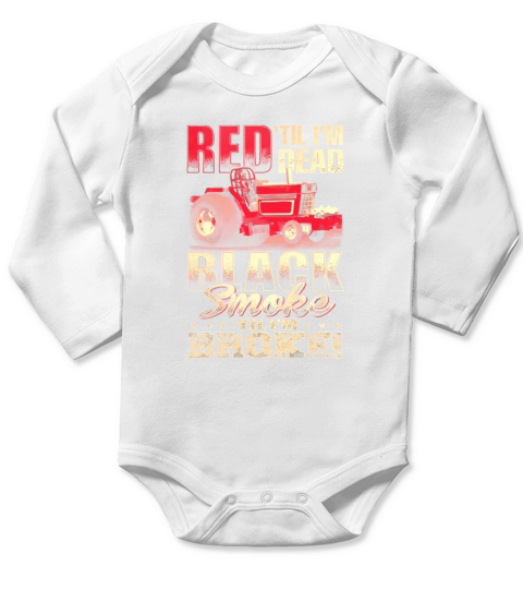 RED Long Sleeve Baby One-Piece