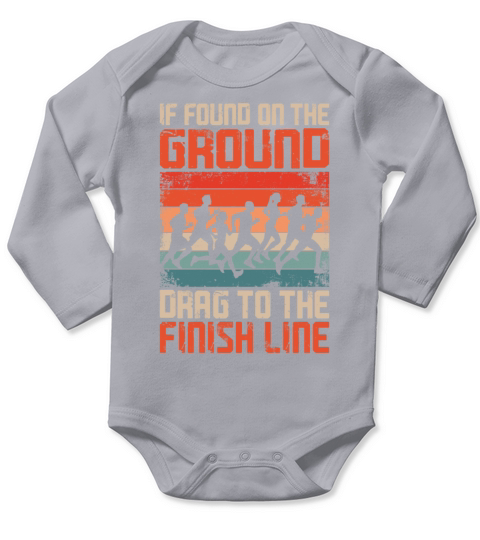 Running Runner Half Marathon Long Sleeve Baby One-Piece