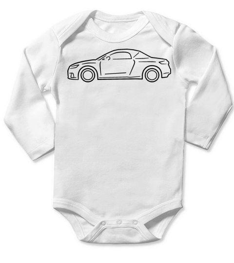 Santiago car Long Sleeve Baby One-Piece
