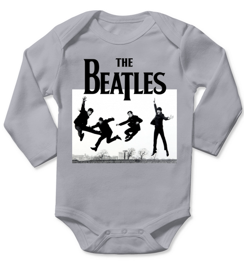 The Beatles Jump at Sefton Park Long Sleeve Baby One-Piece