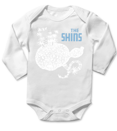 The Shins Combined Album Covers Long Sleeve Baby One-Piece