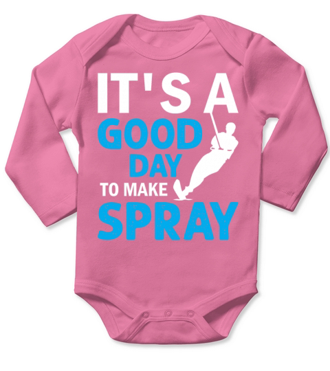 Water skiing - Its A Good Day To Make Spray Long Sleeve Baby One-Piece