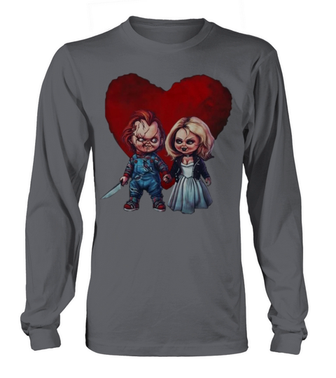 Chucky Love Tiffany Horror Lover shirt Long sleeved Unisex