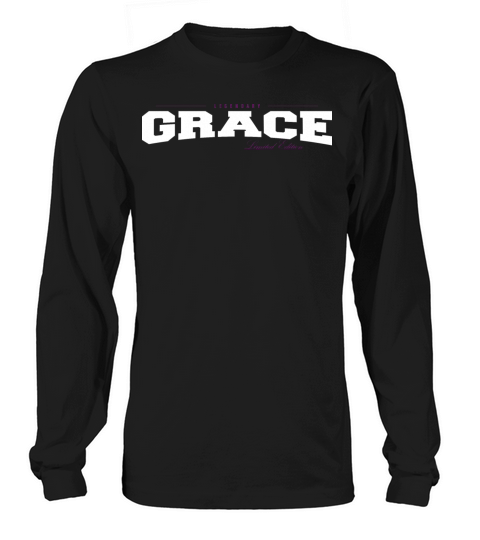 Grace Name Limited Edition Funny Retro Vintage 80s Long sleeved Unisex