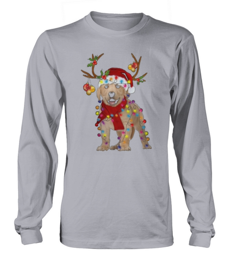 Merry Christmas Labrador retriever gorgeous reindeer Long sleeved Unisex