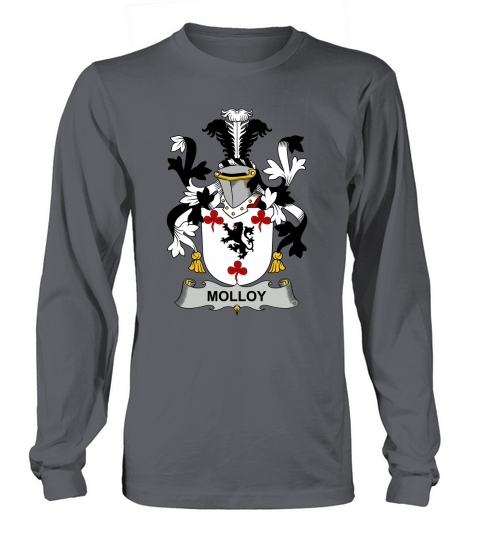 Molloy Family Crest Irish Family Crests II Long sleeved Unisex