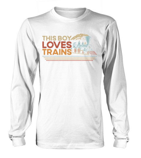 Steam Train Driver Trainspotting Long sleeved Unisex