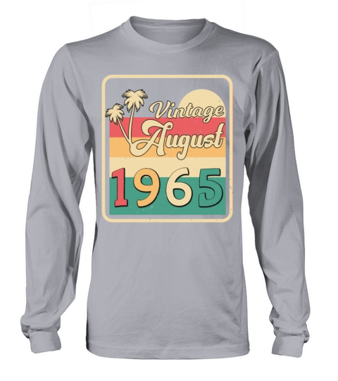 Year Of Construction 1965 In August Long sleeved Unisex