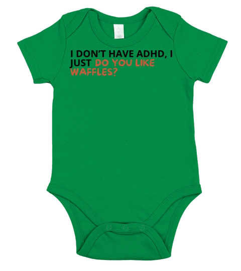 ADHD Qoute Short Sleeve Baby One-Piece