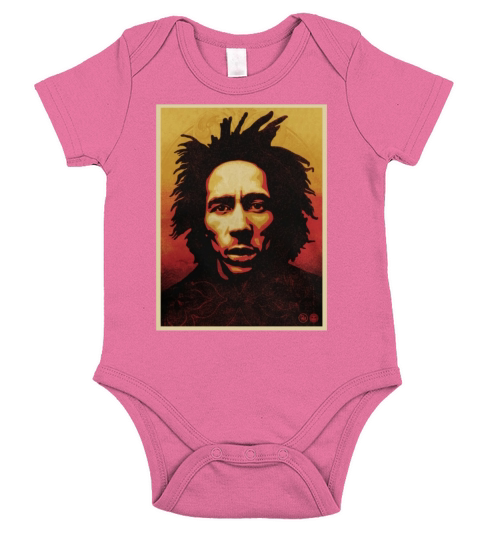 Bob Marley T-Shirt Short Sleeve Baby One-Piece