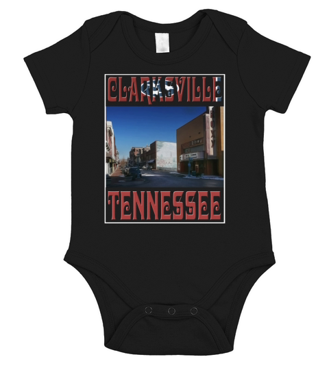 Clarksville-Tennessee Short Sleeve Baby One-Piece