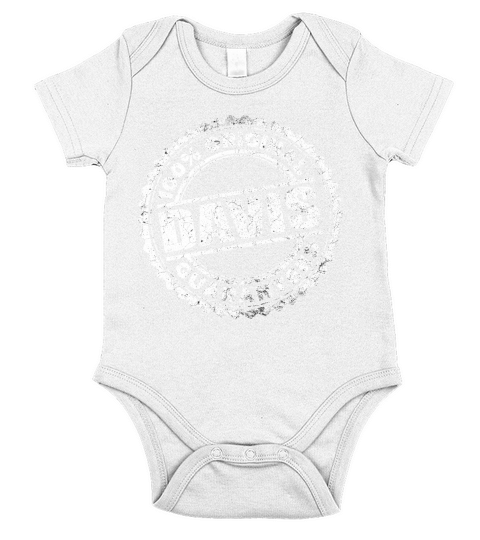 DAVIS  100 Percent  Original Guaranteed Short Sleeve Baby One-Piece