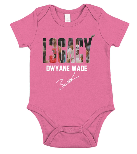 Dwyane Wade Legacy signature - Coffee Mug (colored) Short Sleeve Baby One-Piece