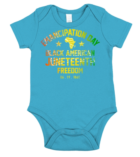 Emancipation Day Black History Juneteenth Vintage Short Sleeve Baby One-Piece