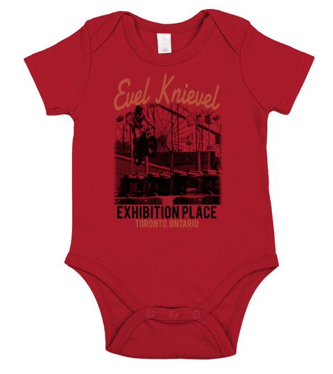 Evel Knievel Exhibition Place Short Sleeve Baby One-Piece