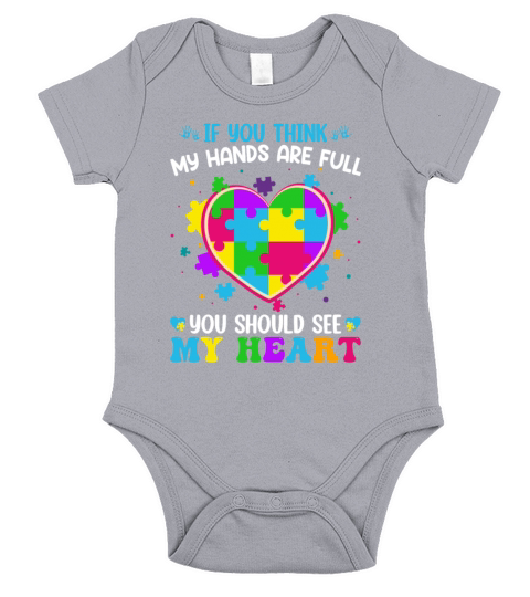 If You Think My Hands Are Full You Should See My Short Sleeve Baby One-Piece