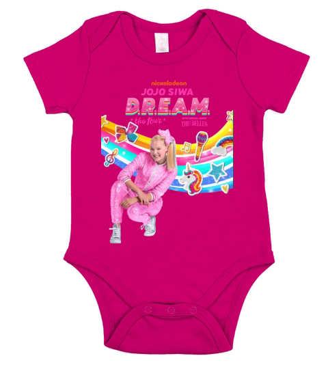 Jojo Siwa The Dream Tour With The Belles 2020 Short Sleeve Baby One-Piece