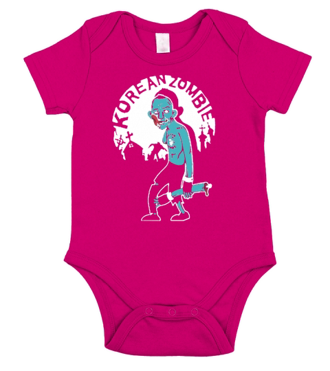 Koreanisches Zombie Shirt V2 Short Sleeve Baby One-Piece