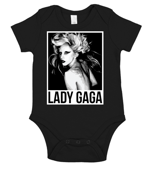 Lady Gaga Short Sleeve Baby One-Piece