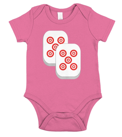 mah jong tiles Short Sleeve Baby One-Piece