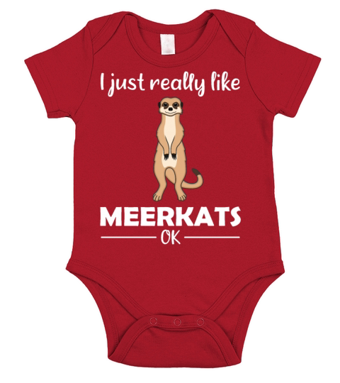 Meerkat Lovers Funny Quote Gift Short Sleeve Baby One-Piece