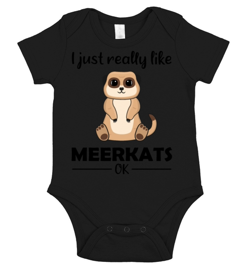 Meerkat Lovers Funny Quote Gift Short Sleeve Baby One-Piece