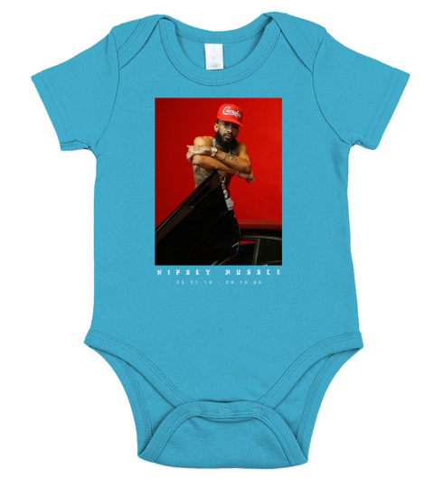 Nipsey Hussle Retro Rap Short Sleeve Baby One-Piece