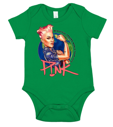 PINK BEAUTIFUL TRAUMA WORLD TOUR 2018 Short Sleeve Baby One-Piece