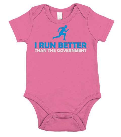 run better than government Short Sleeve Baby One-Piece