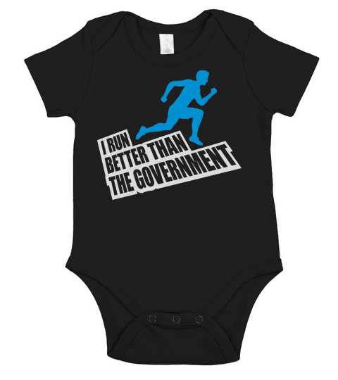 run better than government Short Sleeve Baby One-Piece