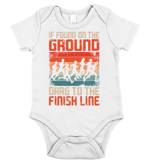 Running Runner Half Marathon Short Sleeve Baby One-Piece