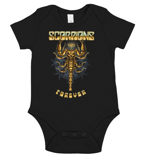 Scorpions Forever Crazy World Tour Short Sleeve Baby One-Piece