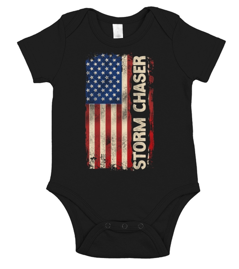 Storm Chaser Hurricane Meteorology Short Sleeve Baby One-Piece