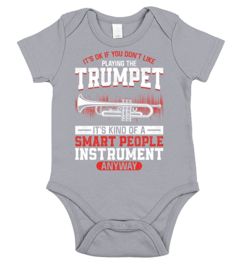 Trumpet Player Vintage Its Ok If Short Sleeve Baby One-Piece