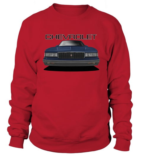 1980s Chvy Monte Carlo LS Front Darkblue Sweatshirt Unisex
