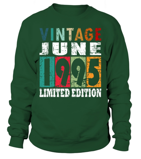 1995 vintage born in June gift Sweatshirt Unisex