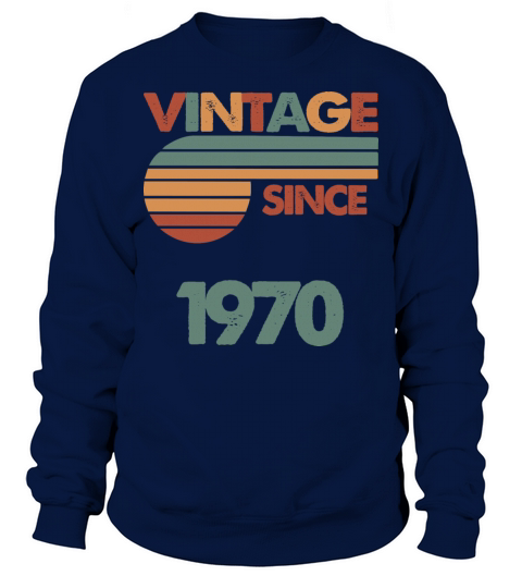 52th Vintage Birthday 1970 Sweatshirt Unisex