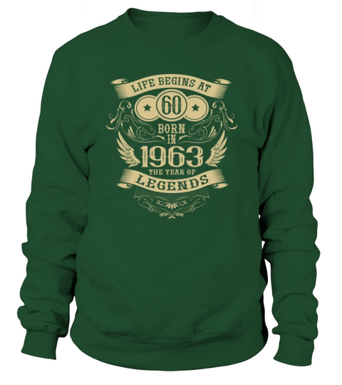 60th Birthday Gifts Vintage 1963 Vintage Sayings Sweatshirt Unisex