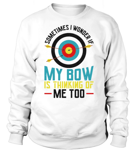 Archery Bow Archer Vintage Target Sweatshirt Unisex