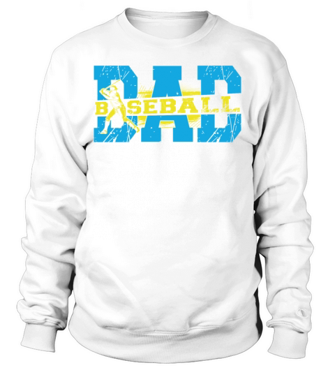 Baseball Fan Dad Father Vintage Sweatshirt Unisex