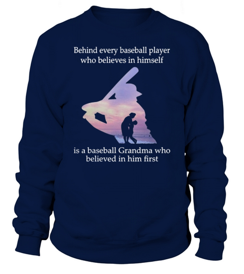 Behind every baseball player who believes in himself is a baseball grandma - Ladies Flowy Tank Sweatshirt Unisex