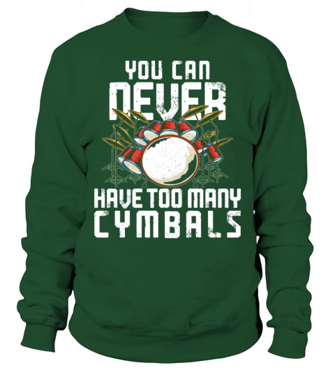 Drummer Drum Set Cymbal Vintage Sweatshirt Unisex